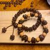 Handmade Natural Coffee Bean Bracelet Elastic Coconut Chip Wood Chip Hand Decoration Bracelet