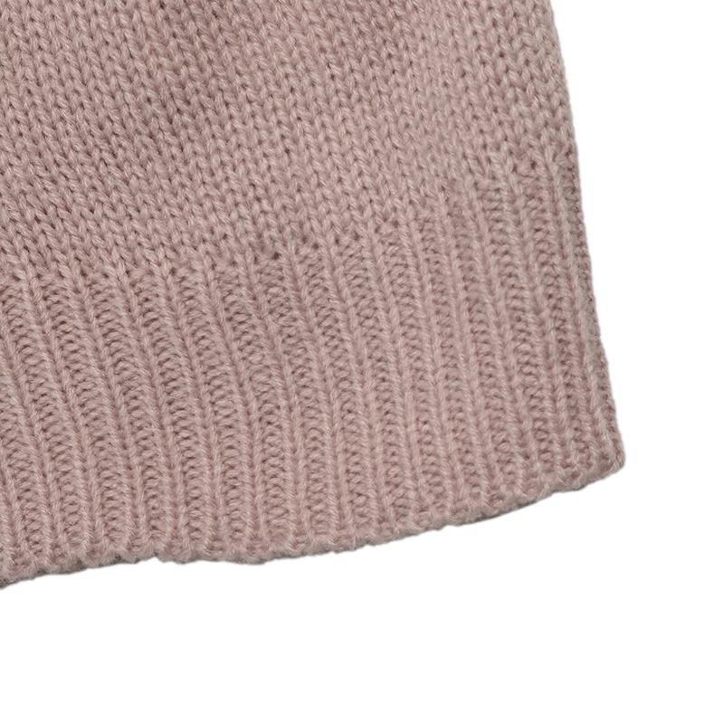 TikTok Europe 2026 Autumn/Winter Commuter Lace Patchwork Button Knit Sweater