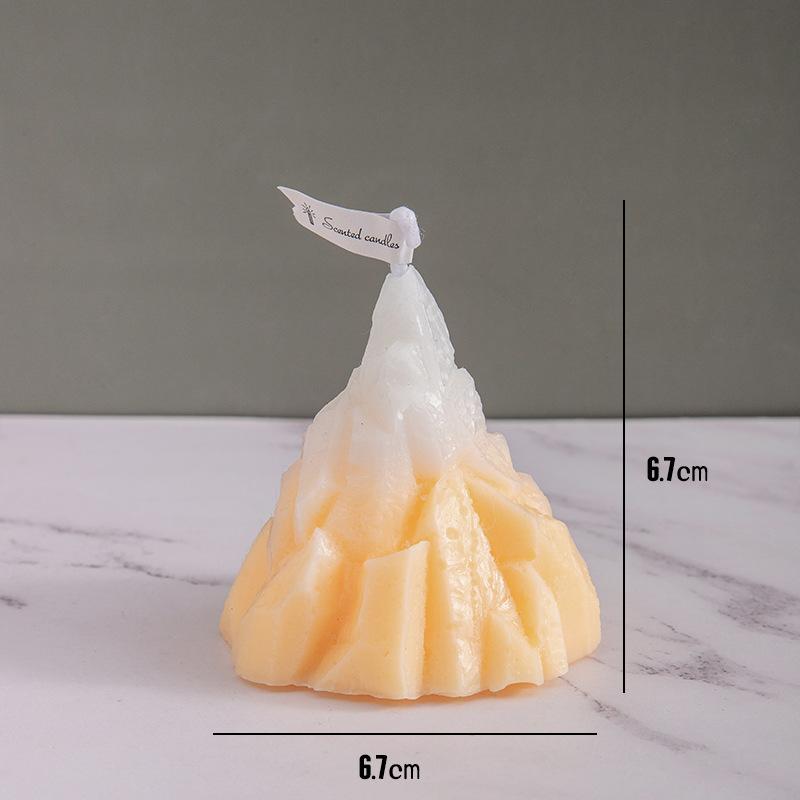 Nordic Style Iceberg Aromatherapy Candle Birthday Companion Gift Home Fragrance Ornament
