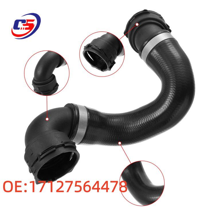 

BMW Radiator Water Hose Set: Upper & Lower Hoses Compatible with Model 17127564478. 17127564478