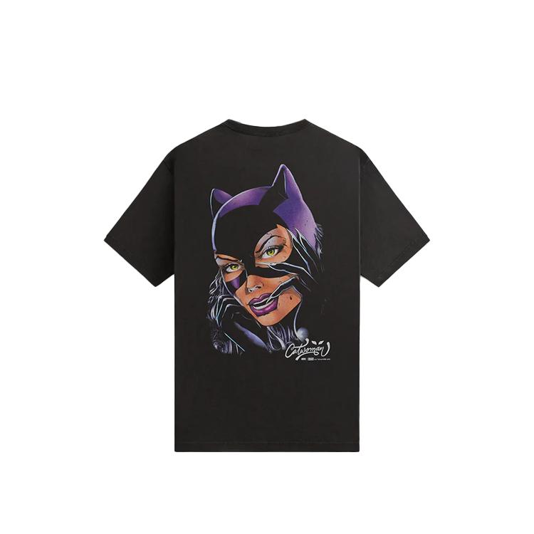 Kith x Batman Catwoman Vintage Tee Black Men Tops KHM032747-001