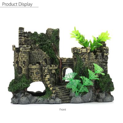 Artificial Aquarium Decoration The Ruins Ancient Castle Decor For Fish Tank Resin Ornaments Buy At A Low Prices On Joom E Commerce Platform