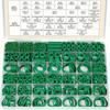 Kit de joints toriques pour climatisation A25F 595 pièces Caoutchouc vert Joint d'étanchéité Rondelle Assortiment Outils pour climatisation automobile