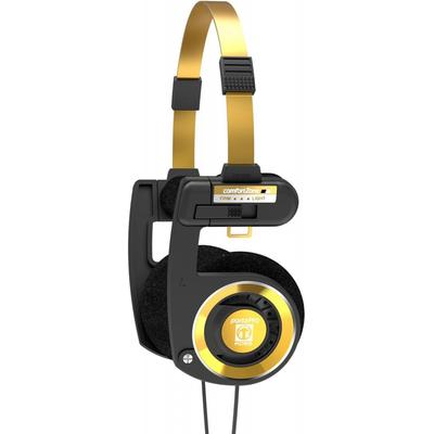 Koss Porta Pro Limited EditiOn Black Gold On Ear headphOnes With In lIne Mic 3.