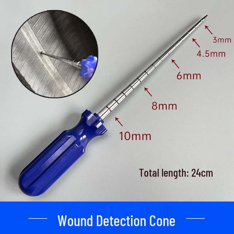 Mushroom Nail Tire Repair & Detection Kit: Spiral Applicator, Inclinometer, Glue Needle