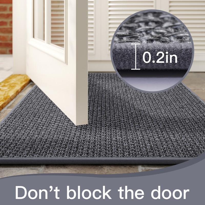 Door Mat Entryway Non Slip Floor Durable Dirt Resistant Indoor Outdoor Doormat