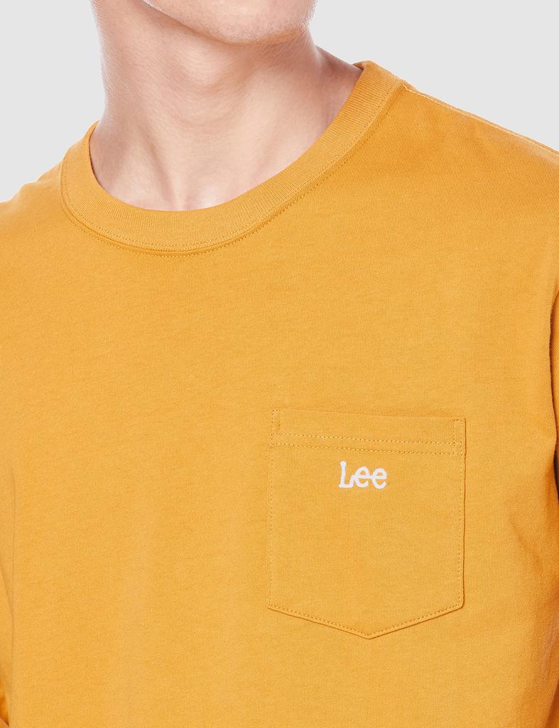 Lee COMFORT POCKET TEE Medium Langarm-T-Shirt, Gelb,