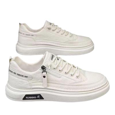 Spring/Summer New Men's Running and Sports Versatile Little White Shoes Men's Casual Leather Board Shoes