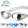 Shenyu Anti-Fog HD Swim Goggles Set: Includes Electroplated Goggles, Silicone Nose Clip, Earplugs, and PU Swim Cap.