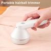 Electric Fabric Shaver USB Rechargeable 6-Leaf Blades Sweater Defuzzer Cordless Clothes Lint Remover Portable Fuzz Pills Trimmer