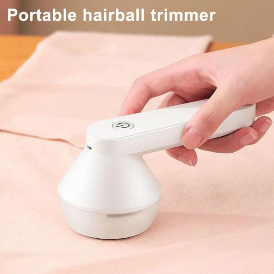 Electric Fabric Shaver USB Rechargeable 6-Leaf Blades Sweater Defuzzer Cordless Clothes Lint Remover Portable Fuzz Pills Trimmer