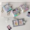 Kpop Photocard Holder Idol Card Collect Book 2inch Mini Photo Albums Ins Photocard Keychain for Bags