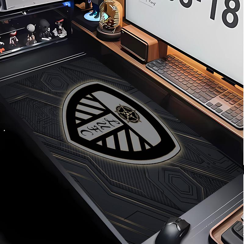 Leeds United Football Pattern Mouse Pad Non?Slip Rubber Base Gaming Mousepad For Desk Office Home