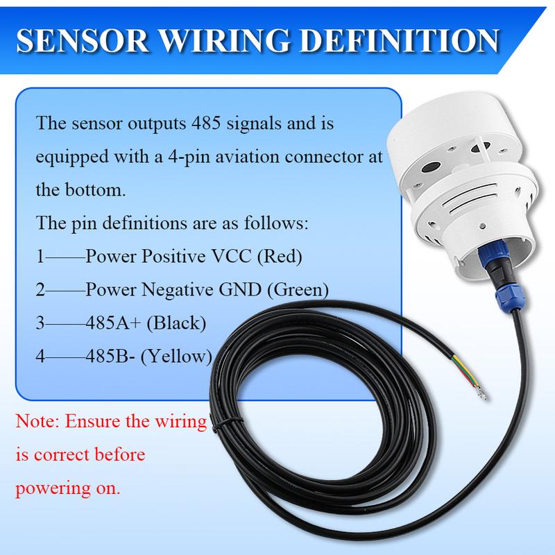 0-45m/s Ultrasonic Wind Speed and Direction Sensor Module Detection Weather Station Transmitter Output RS485 0-5V 0-10V 4-20mA