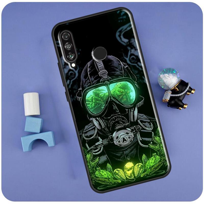 Scuba Diver Mask Diving For Huawei Nova 10 9 SE 3i 7i 8i 11i 12i Y60 Y61 Y70 Y72 Y73 Y90 Y91 P20 P30 P40 Lite Case