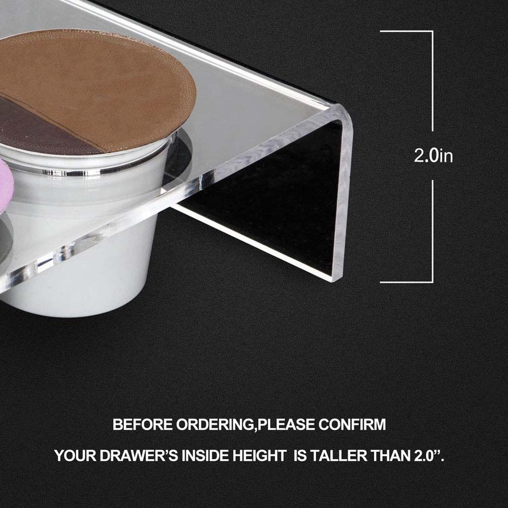 35 Hole Acrylic Coffee Capsule Holder Transparent Display Stand For Coffee Coffee Holder Display Rack Coffee Capsule Stand