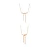 J.ESTINA Herbo Tennis Drop Necklace – Modern Elegance with a Sparkling Drop Pendant