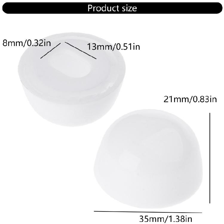 6PCS Bathroom Screw Covers Plastic Rustproof Caps Strong Elegant Finish for Toilet Sink Cabinet & Household Fixtures