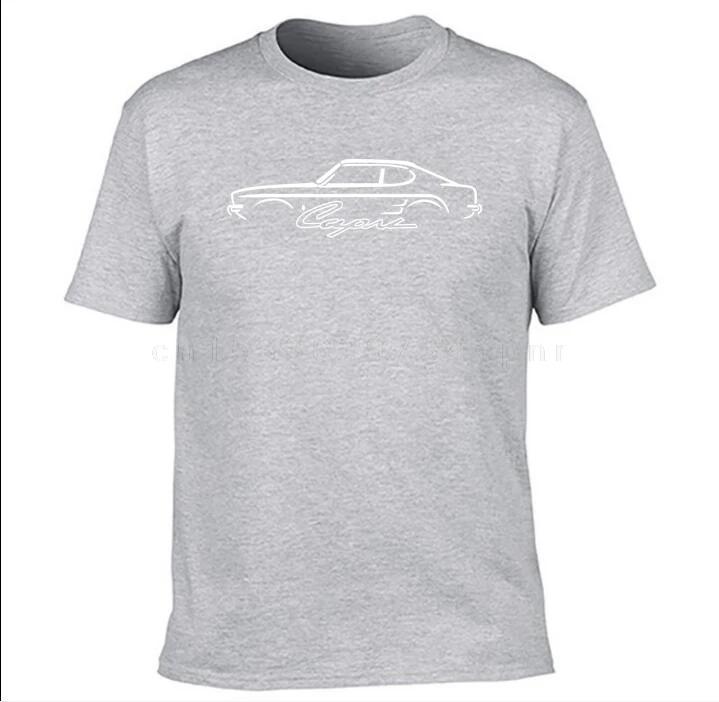 Ford CAPRI MK1 Inspired Classic Car Printed T-Shirt 2024 New High Quality Fashion Trend 100% Cotton