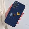 Jeans Cowboy Denim printed Phone Case For Samsung S24,21,22,23,30,Ultra,20,Plus,Note,10,9,Black soft silicone case