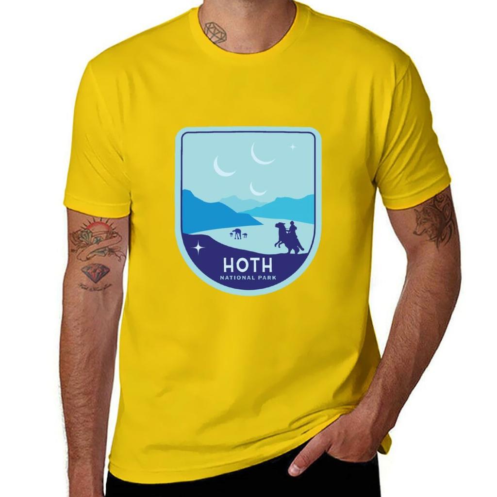 Hoth T-Shirt Vintage Aesthetic Clothing Tshirts for Men