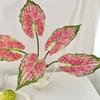 Artificial Alocasia Leaf Faux Greenery Plants Stem Realistic Fake Tropical Leaves for DIY Wedding Centerpiece Flower Arrangement Home Vase Decor