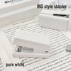 Minimalist Transparent Mini Stapler Set for Students