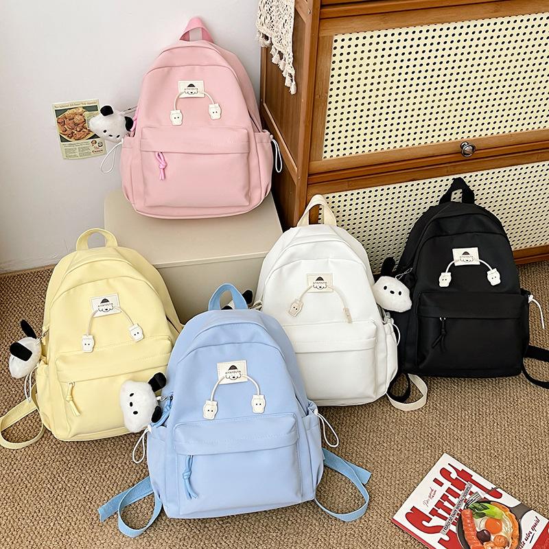 Japanese Style Soft Girl Cute Girl Backpack Small, College Student Lightweight Mommy Bag Small Backpack Schoolbag Female
