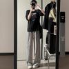 Women's Summer 2025 Striped High-Waisted Wide-Leg Casual Pants