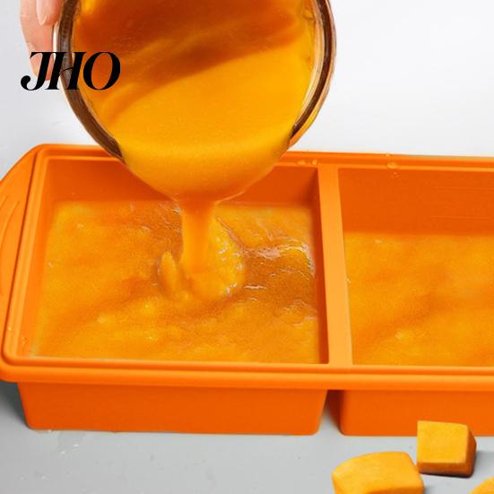 Caja de Comida para Control de Porciones Bandeja de Silicona para Congelar Sopa con Tapa Flexible Libre de BPA a Prueba de Fugas Moldes Versátiles para Congelar para Sopas Salsas Y Complementarios