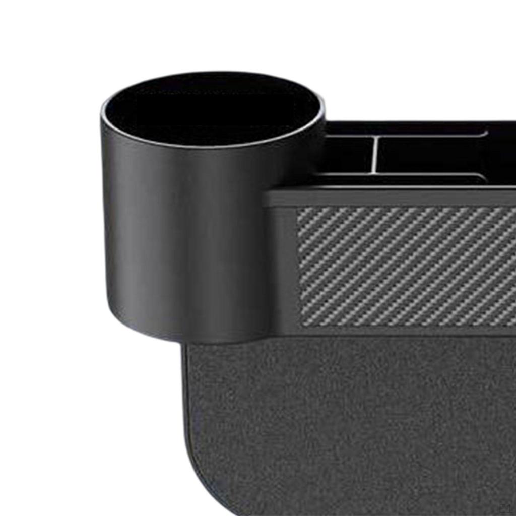 Seat Gap Filler Organizer, Interior Accessories with Cup Holder Crevice Storage Box, for