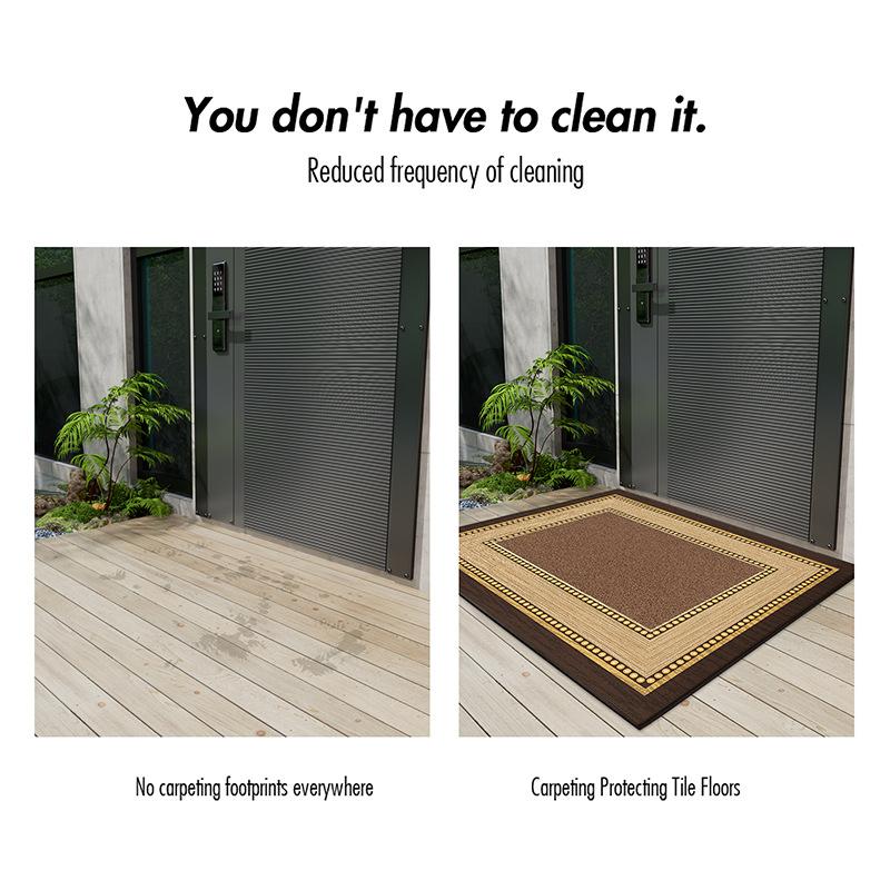 Vstupní rohožka Vstupní rohožka Domácí dveře Protiskluzová rohož Vnitřní vstupní chodba Špinavá rohož na nohy Lehký Luxusní koberec