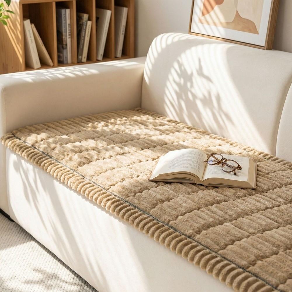 Soft Thick Sofa Slipcover Non-Slip Couch Sitting Mat New Sofa Cover Pad  for Dogs Cats