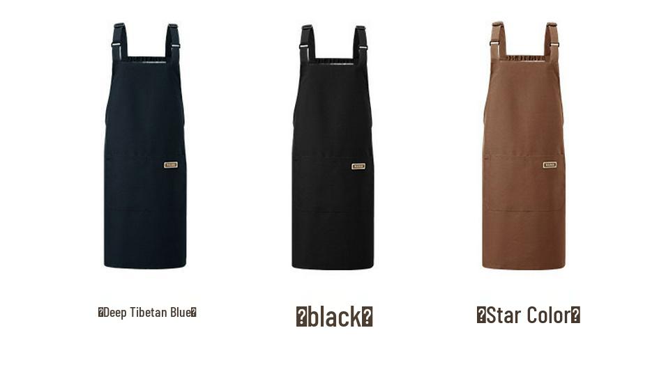Waterproof & Oil-Proof Kitchen Apron with Special Logo Print and Embroidery for Waiters