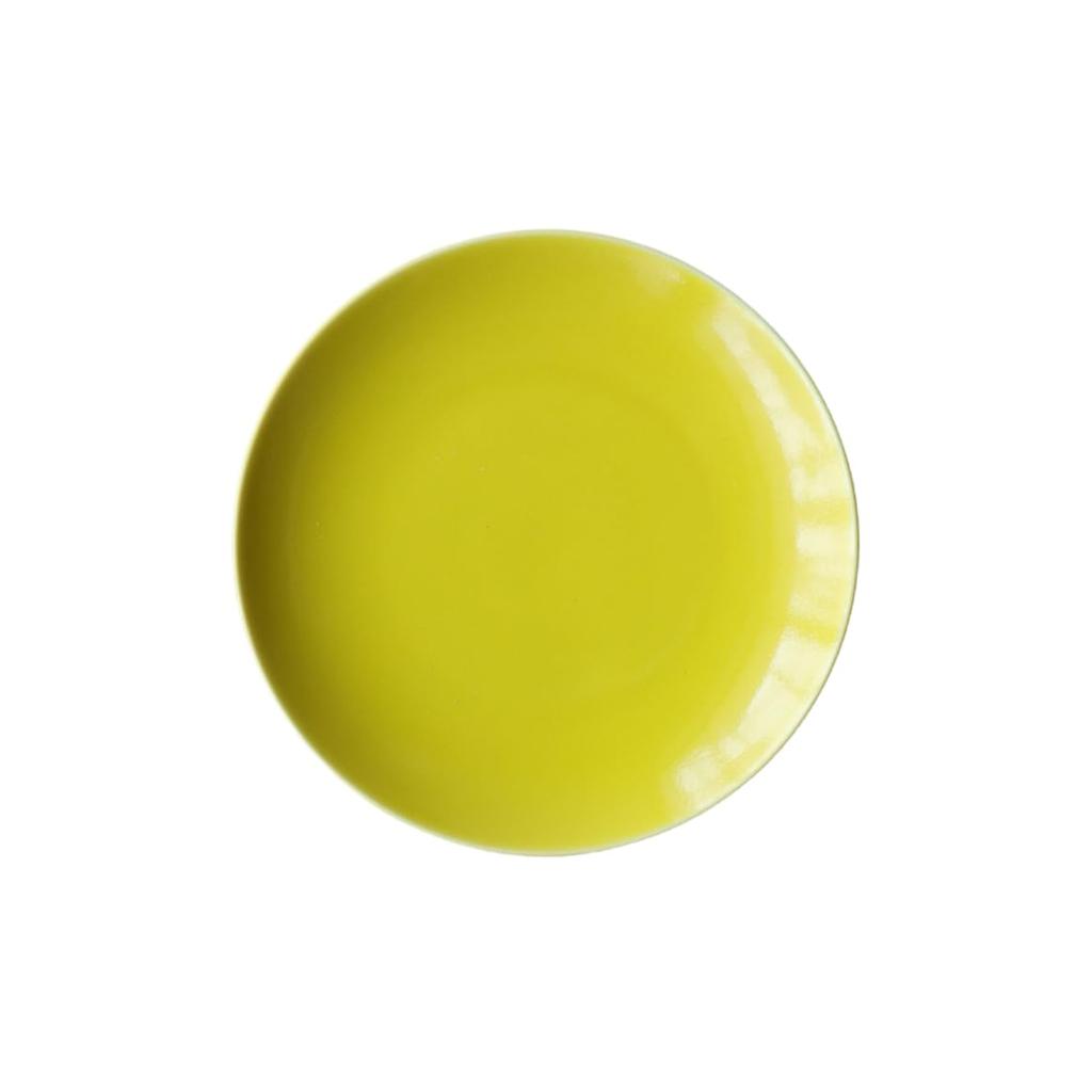 Hasami Ware Natural Series Plate S 16cm Yellow Koshun Kiln Ceramic Made In Japan Plate (Yellow, S)