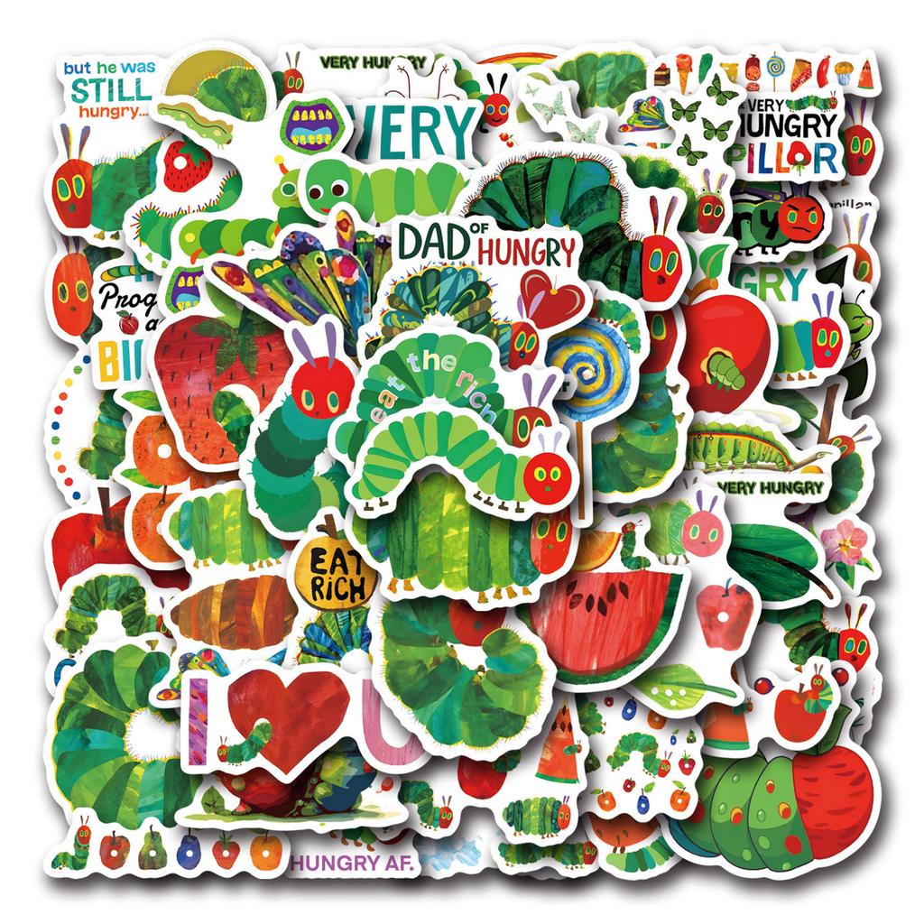 55 New Models The Very Hungry Caterpillar Graffiti Stickers Scooter Stickers