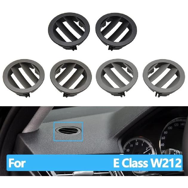 Dashboard Console Air Conditioner AC Vent Grille Small Round Panel Cover Compatible with Mercedes Benz E Class W212 E200 E300 E350 E550 (Color :