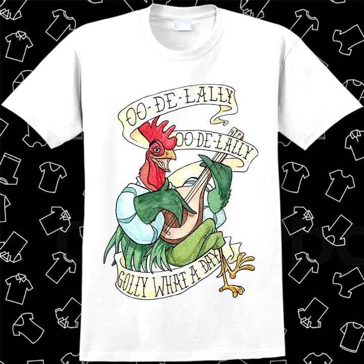 Rooster Golly What A Day Funny T Shirt 1102 M