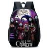 Christmas Eve Horror Thenightmarebeforechristmas Primary And Secondary School School Bags Men'S And Women'S Backpacks