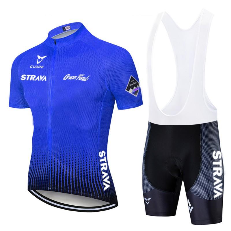 Mens Cycling Jersey Shorts Set Breathable Bike Apparel Road Outdoor Sports