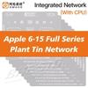 QIANLI MEGA-IDEA Black BGA Reballing Stencil Multifunction Universal Net for iPhone 6-17 Pro Max Planting Tin Steel Mesh Tools