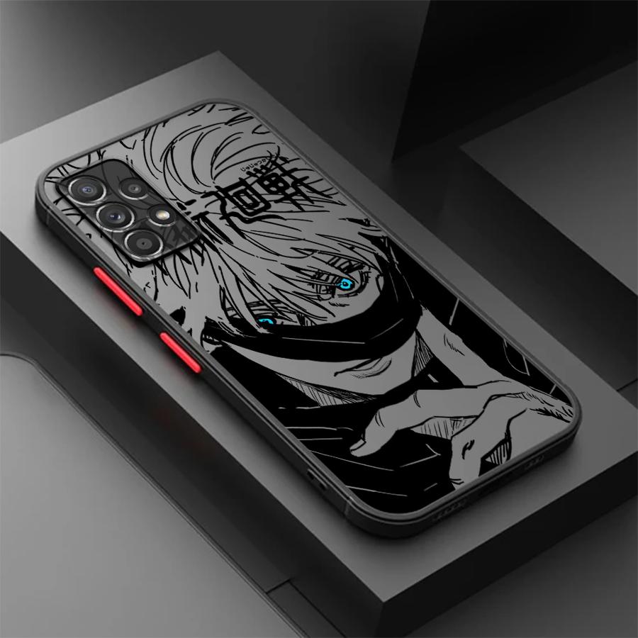 Japanese Cool Anime Case for Samsung Galaxy A17 A52 A34 A36 A54 A56 A55 A16 A15 A53 A14 A23 A52S A72 A73 A33 A35 Phone Cover