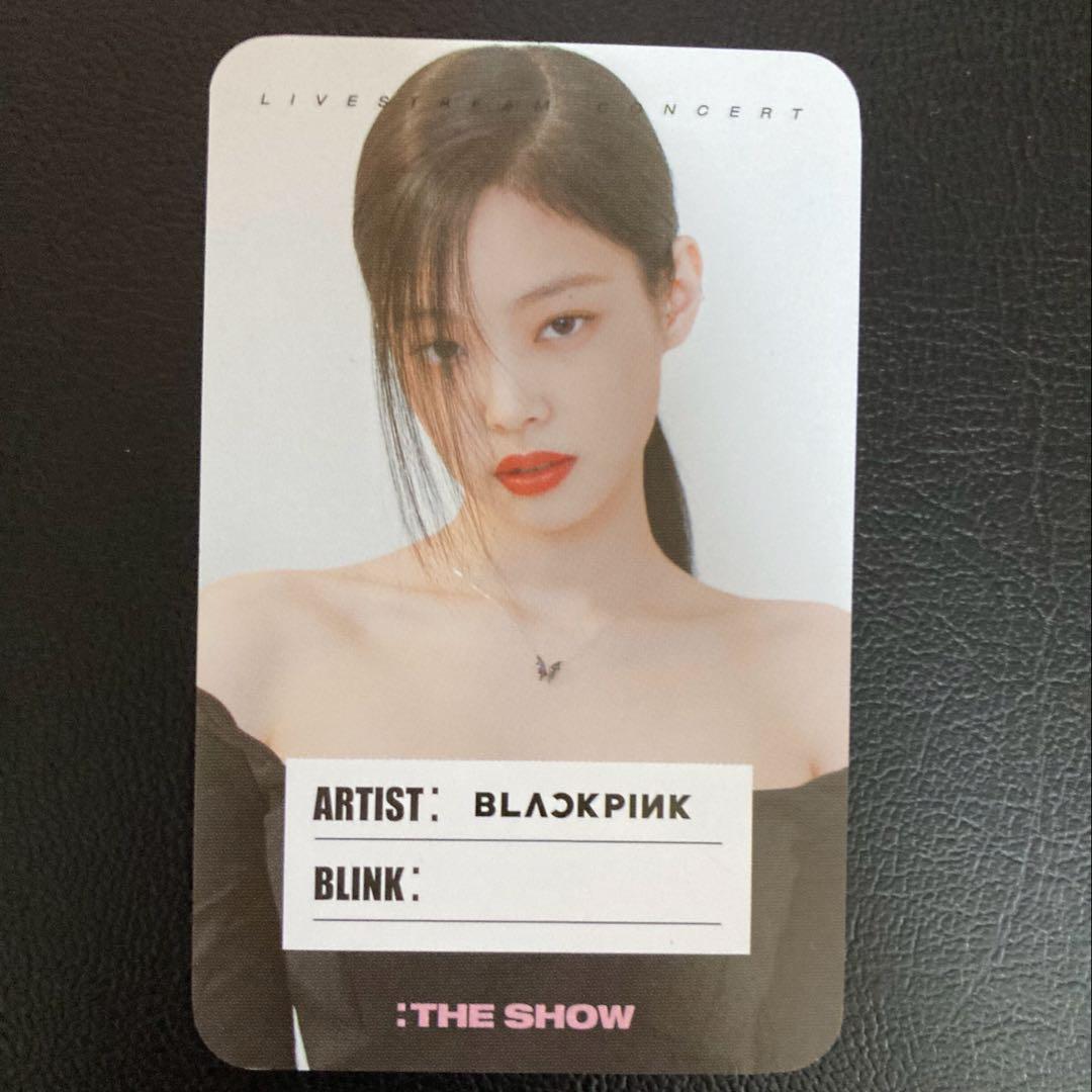 

[USED] BLACKPINK Jennie the show trading card