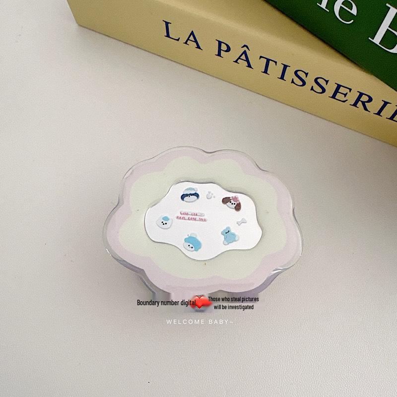 Fun Cartoon Mirror Pattern for MagSafe Magnetic Brackets: Cute Phone Accessory