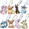 Acrylic Keychain Pokemon Eeveelution Espeon Eevee Umbreon Jolteon Leafeon Sylveon Glaceon Flareon Mobile Phone Bag Pendant Gift
