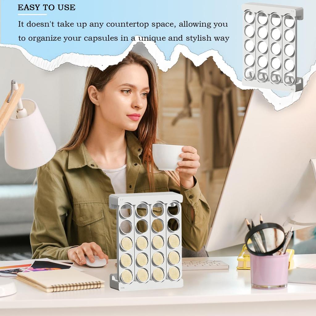 Coffee Pod Holder Display Rack Organization Coffee Pod Stand For Home Indoor Offices Kitchens Cafe Bakers Family