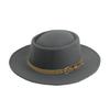 Classical Homburg Hat Cowboy Hats Gift for Boyfriend Top Hat Wide Brimmed