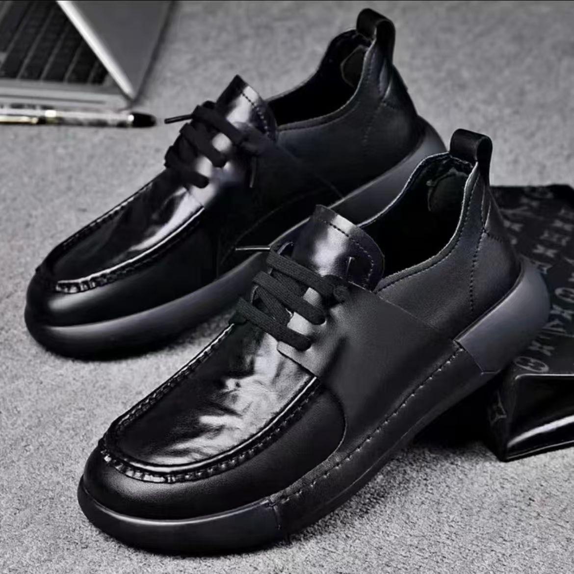 

Новая повседневная деловая обувь от производителя поставляет удобную круглую модную корейскую версию мягкой подошвы кожаной обуви для мужчин. 44