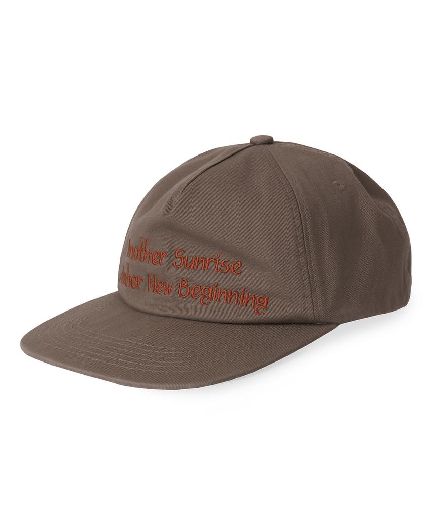TAKEASY Classic Lettering 5-Panel Cap (Mocha)