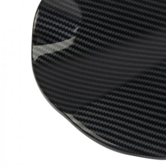 Carbon Fiber Style Fuel Tank Gas Door Cover Trim For Toyota Tundra +